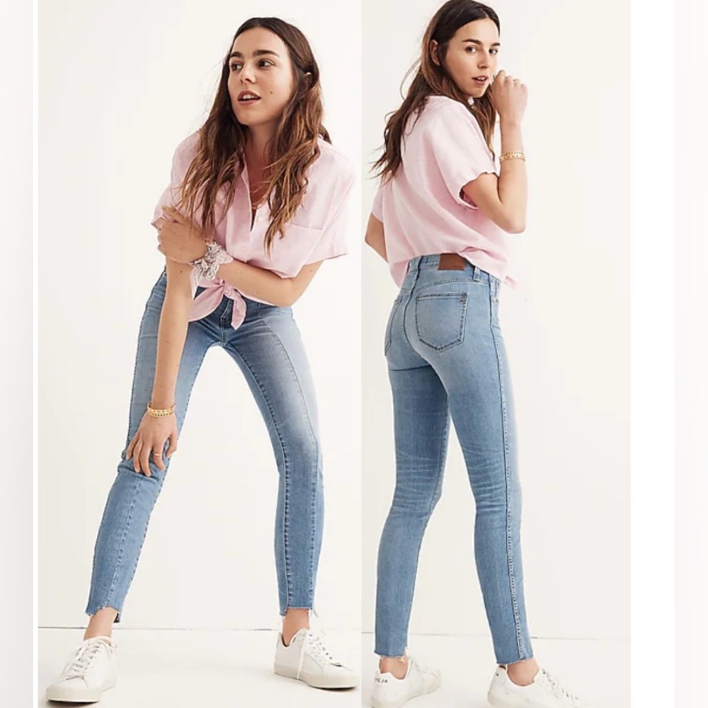 Madewell 9” High-Rise Skinny Seamed Jeans